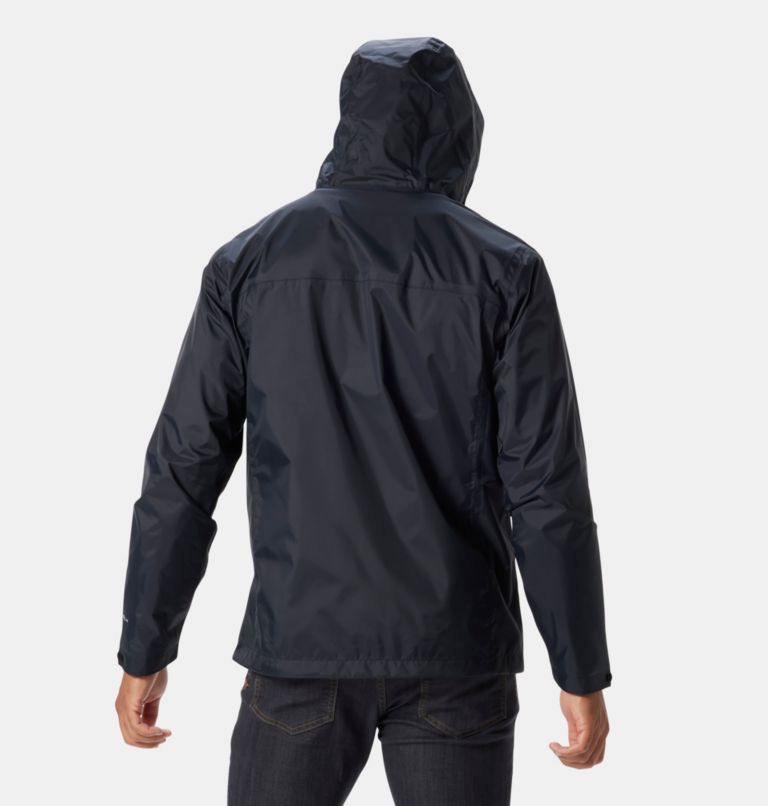 Men's Watertight II Rain Jacket, Color: Black, image 2