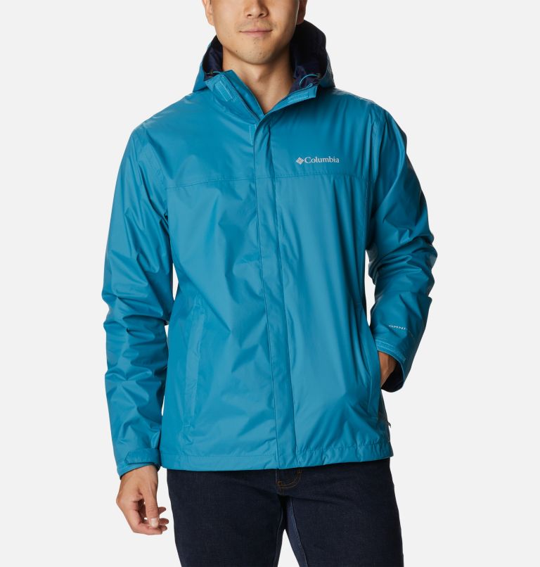 Men's Watertight II Rain Jacket, Color: Deep Marine