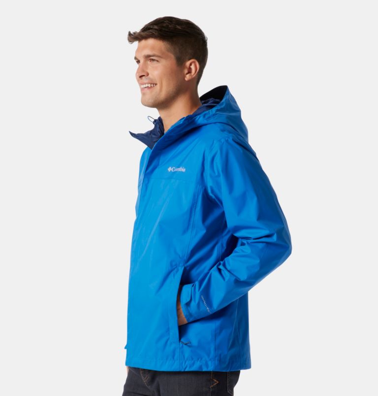 Thumbnail: Men's Watertight II Rain Jacket, Color: Bright Indigo, image 3