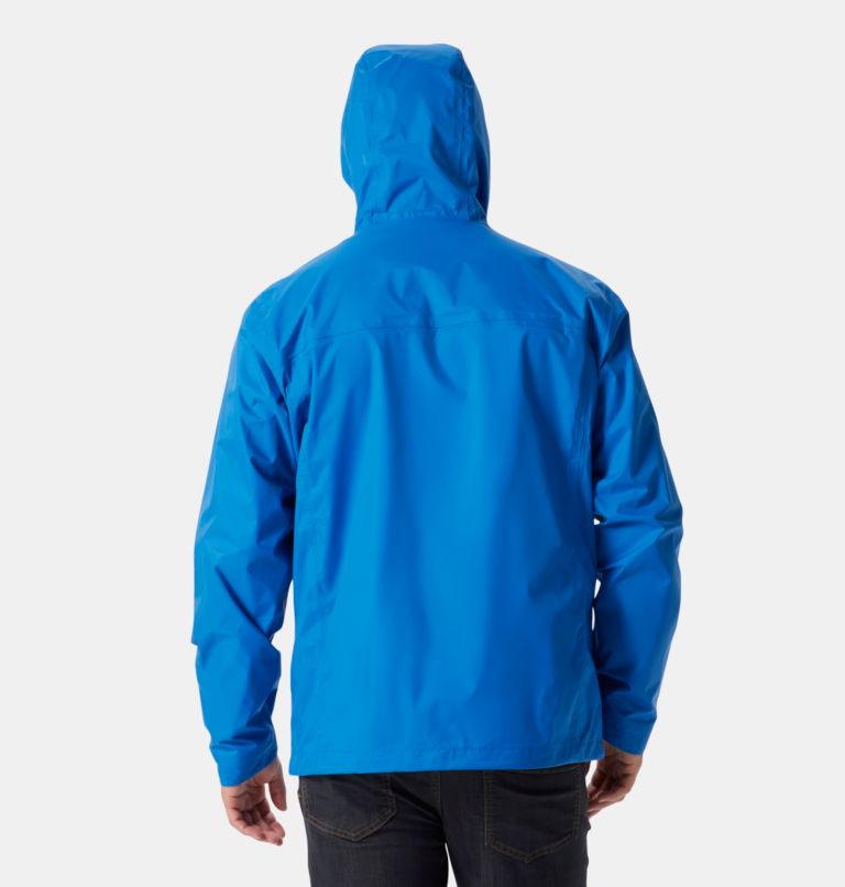 Men's Watertight II Rain Jacket, Color: Bright Indigo, image 2