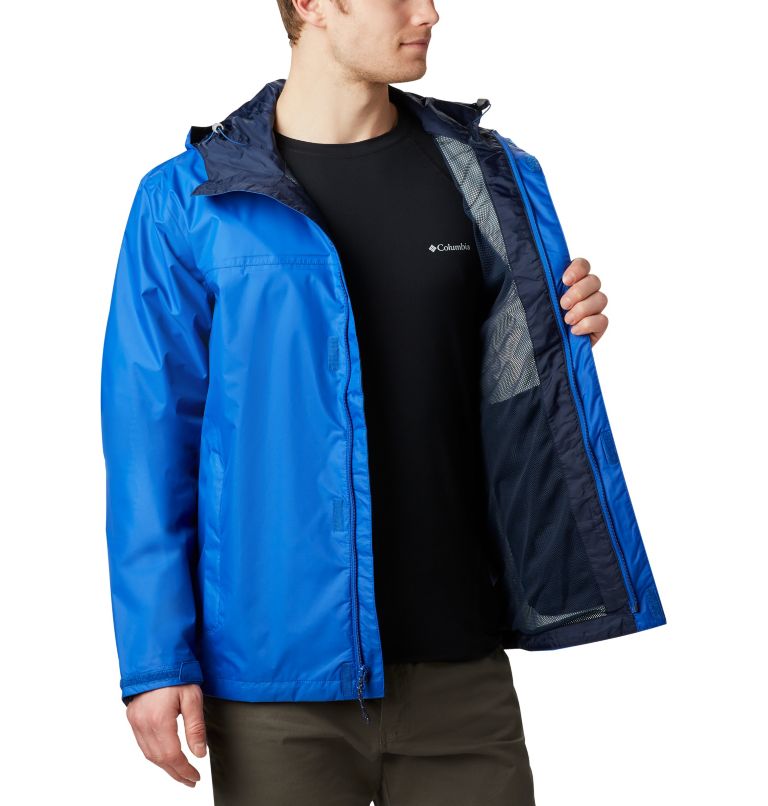 Thumbnail: Men's Watertight II Rain Jacket, Color: Azul, image 5