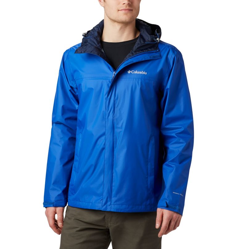 Men's Watertight II Rain Jacket, Color: Azul, image 1