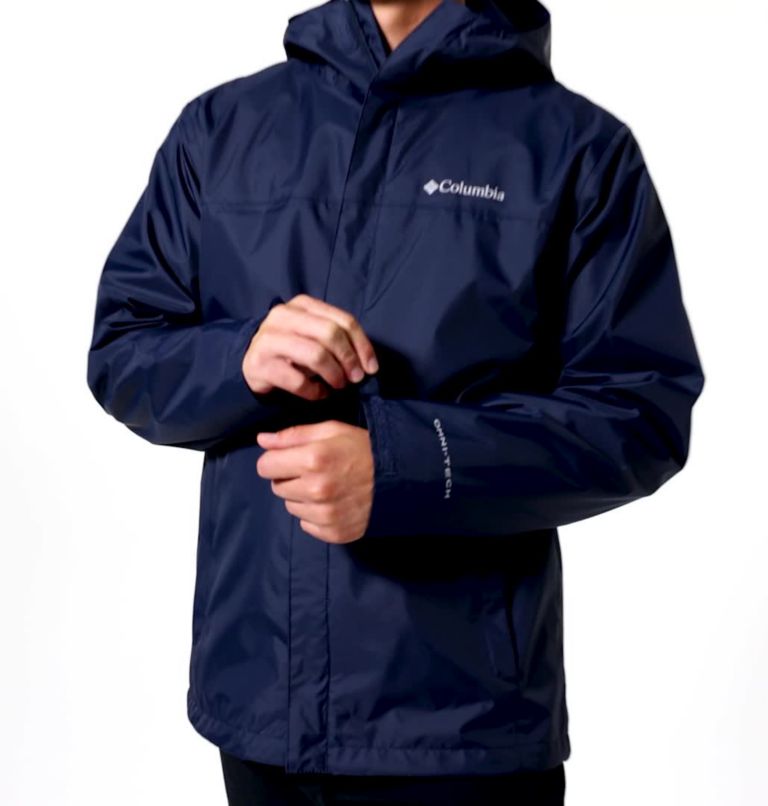 Men's Watertight II Rain Jacket, Color: Collegiate Navy