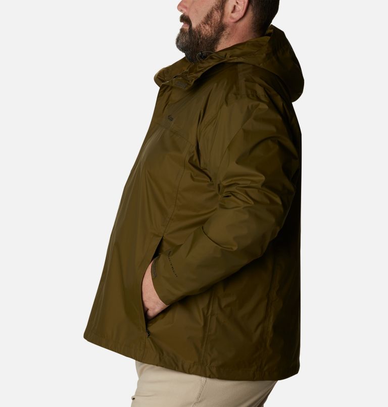 Men's Watertight II Rain Jacket - Big, Color: New Olive, image 3