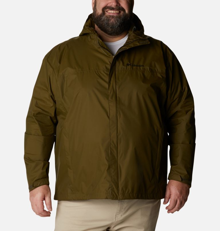 Thumbnail: Men's Watertight II Rain Jacket - Big, Color: New Olive, image 1