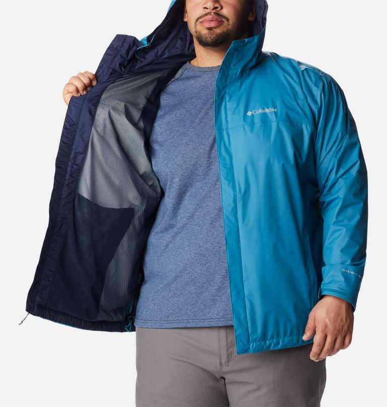 Men's Watertight II Rain Jacket - Big, Color: Deep Marine, image 5