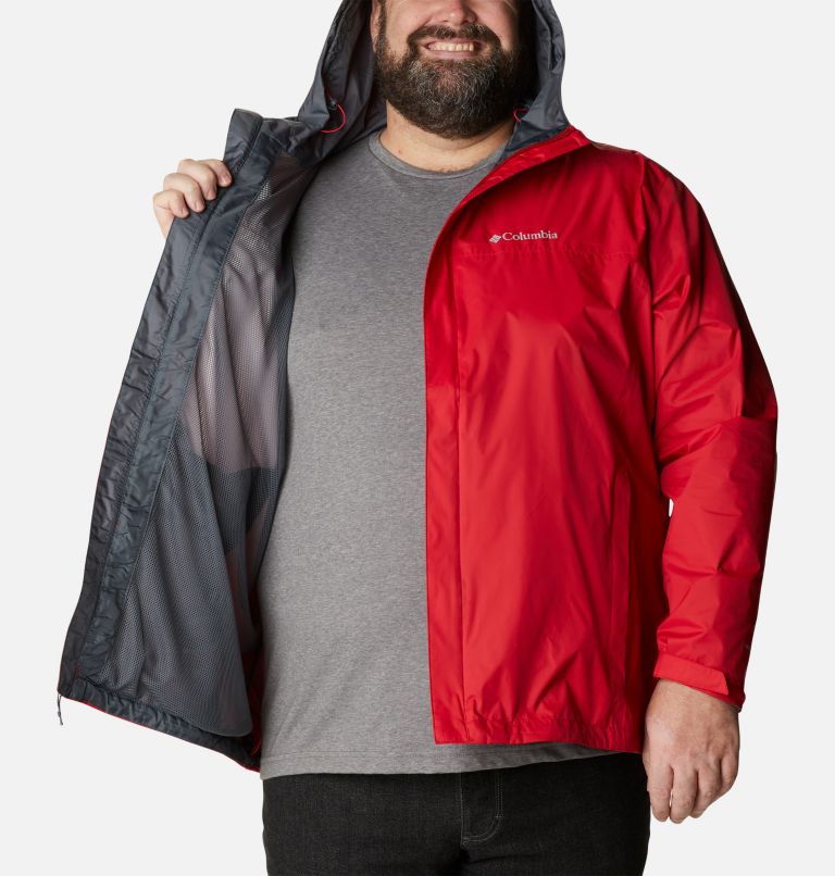 Men's Watertight II Rain Jacket - Big, Color: Mountain Red, image 5
