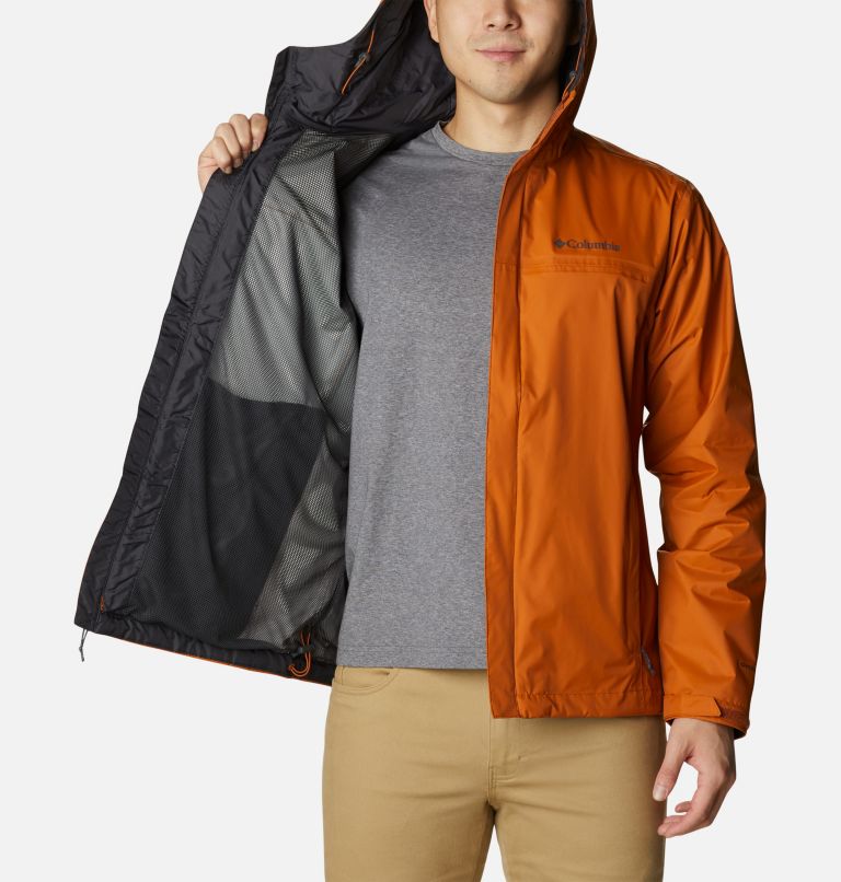 Thumbnail: Men's Watertight II Rain Jacket - Big, Color: Warm Copper, image 5