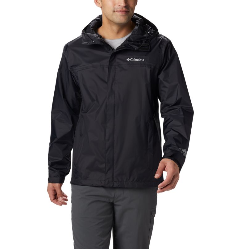 Men's Watertight II Rain Jacket - Tall, Color: Black, image 1