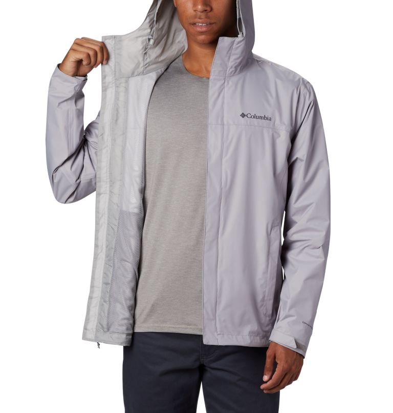 Men's Watertight II Rain Jacket - Tall, Color: Columbia Grey