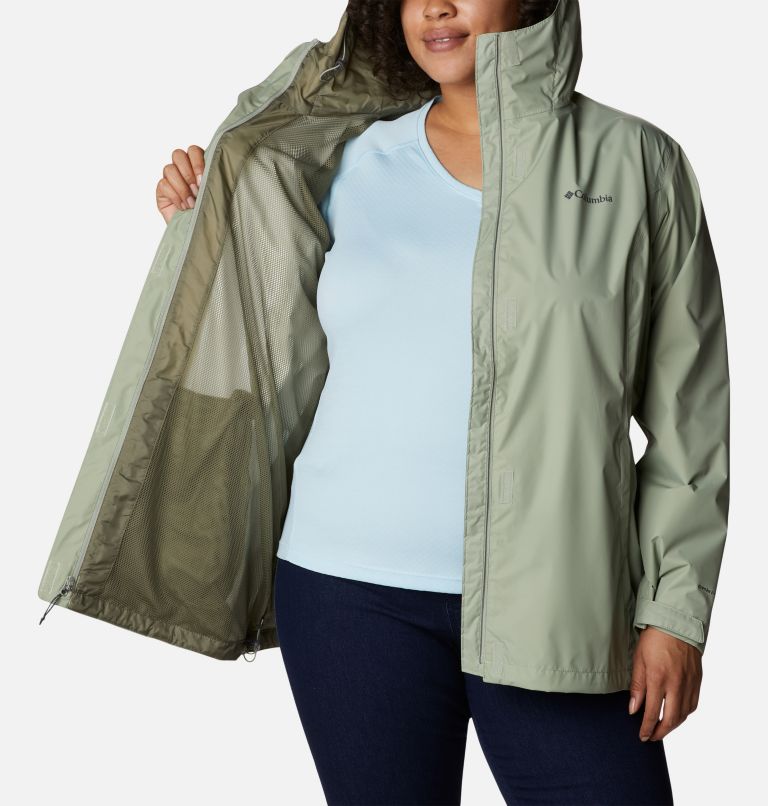 Thumbnail: Women’s Arcadia II Rain Jacket - Plus Size, Color: Safari, image 5
