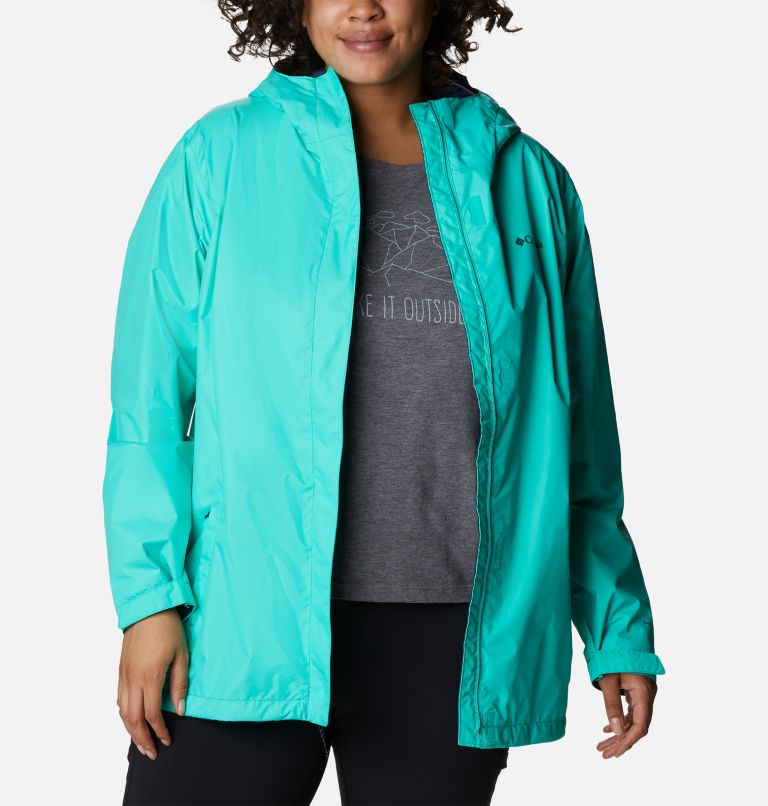 Women’s Arcadia II Jacket - Plus Size, Color: Electric Turquoise