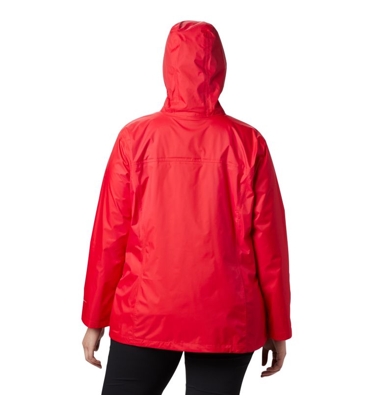 Thumbnail: Women’s Arcadia II Rain Jacket - Plus Size, Color: Red Lily, image 2