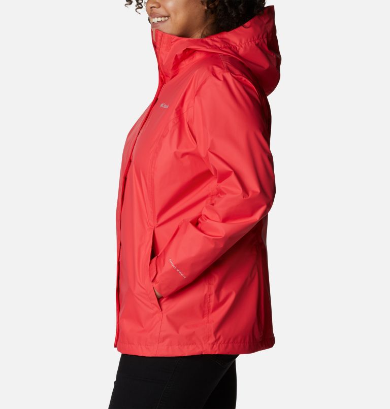Women’s Arcadia II Jacket - Plus Size, Color: Red Hibiscus