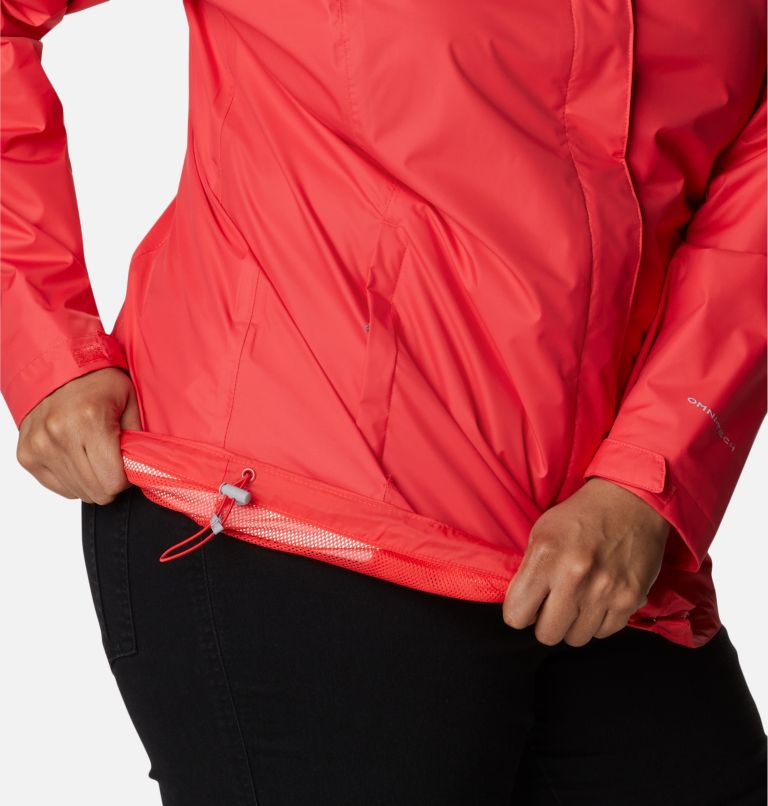 Thumbnail: Women’s Arcadia II Jacket - Plus Size, Color: Red Hibiscus, image 6