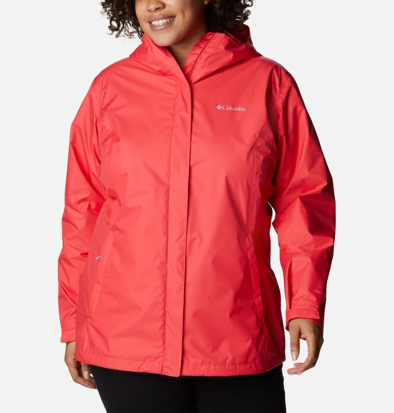 Women’s Arcadia II Jacket - Plus Size, Color: Red Hibiscus, image 1
