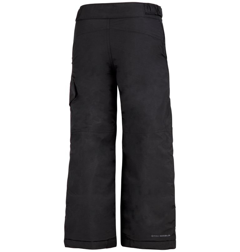 Boys' Ice Slope II Insulated Ski Pants, Color: Black, image 2