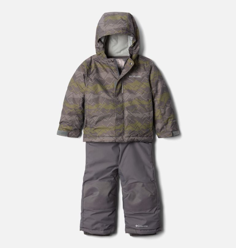 Toddlers' Buga Set, Color: City Grey Dot Scape Print, Columbia Grey, image 1