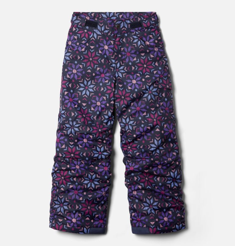 Thumbnail: Girls' Starchaser Peak Insulated Ski Pants, Color: Serenity Paperflakes, image 1