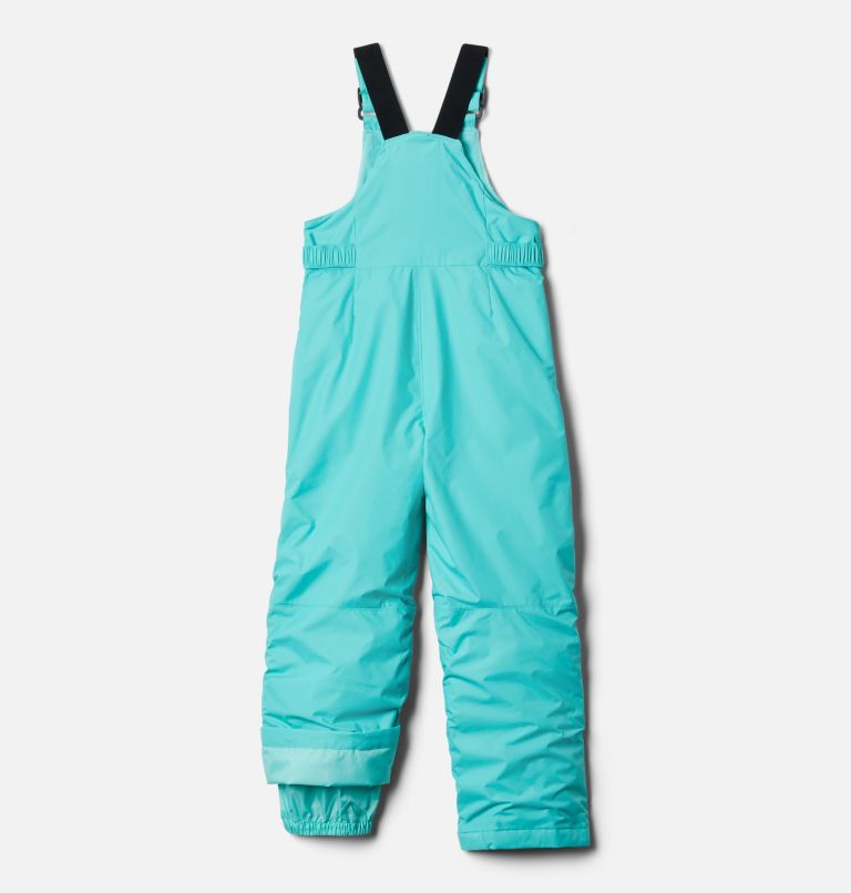 Girls' Snowslope II Insulated Ski Bib, Color: Dolphin, image 2