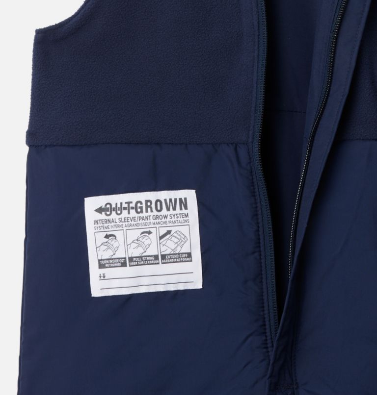 Kids' Snowslope II Insulated Ski Bib, Color: Collegiate Navy, image 3