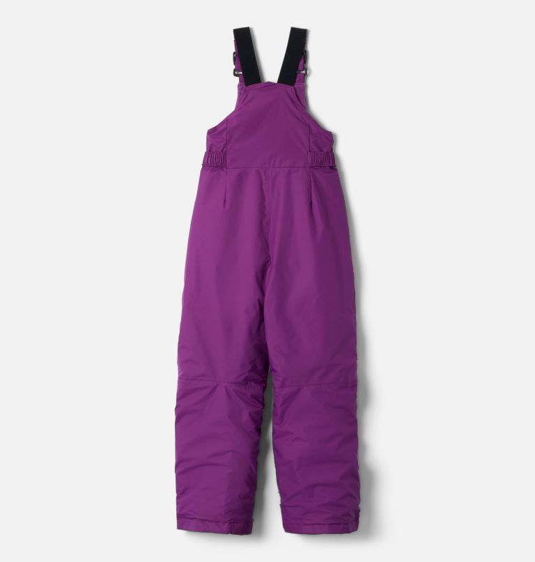 Kids' Snowslope II Insulated Ski Bib, Color: Plum, image 2