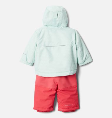 Buga&trade; Set Infant Buga&trade; Set | 310 | 6/12, Sea Ice Sparklers Print, Pink Orchid, back