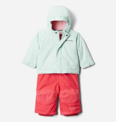 Buga&trade; Set Infant Buga&trade; Set | 310 | 6/12, Sea Ice Sparklers Print, Pink Orchid, front