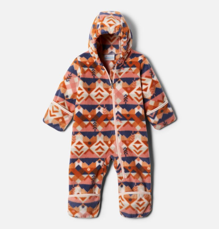 Infant Snowtop II Bunting, Color: Peach Blossom Checkpoint, image 3
