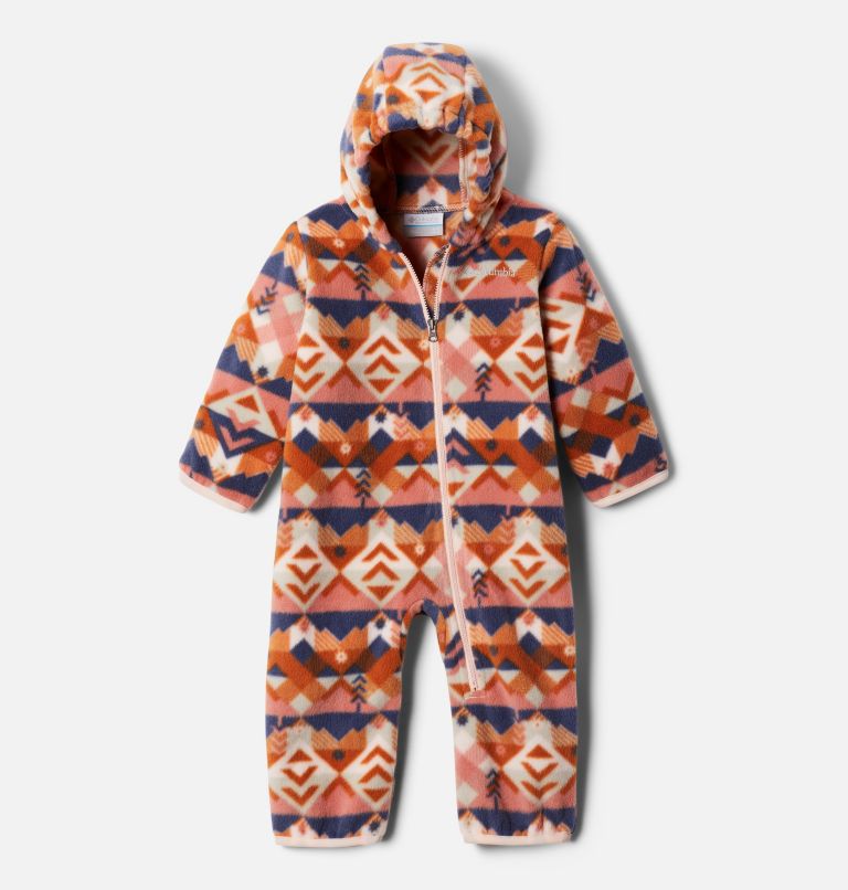 Infant Snowtop II Bunting, Color: Peach Blossom Checkpoint, image 1