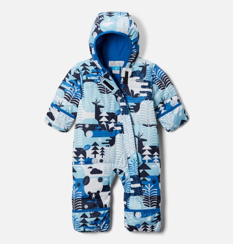 Infant Snuggly Bunny Bunting, Color: Collegiate Navy Winterlands, image 3