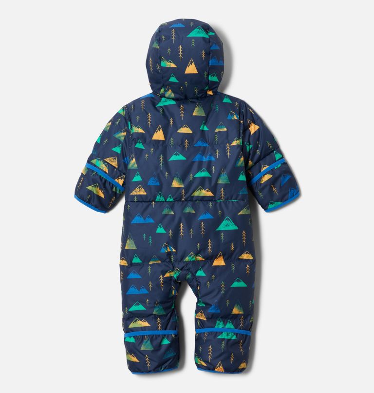 Infant Snuggly Bunny Bunting, Color: Collegiate Navy Little Mt, image 2