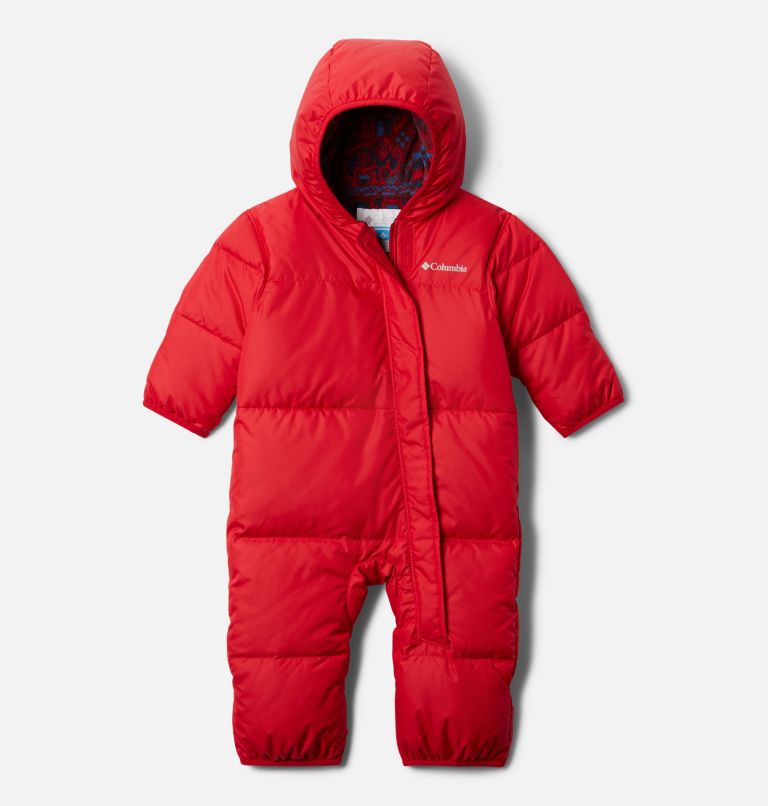 Thumbnail: Snuggly Bunny Baby Bunting, Color: Mountain Red, image 1