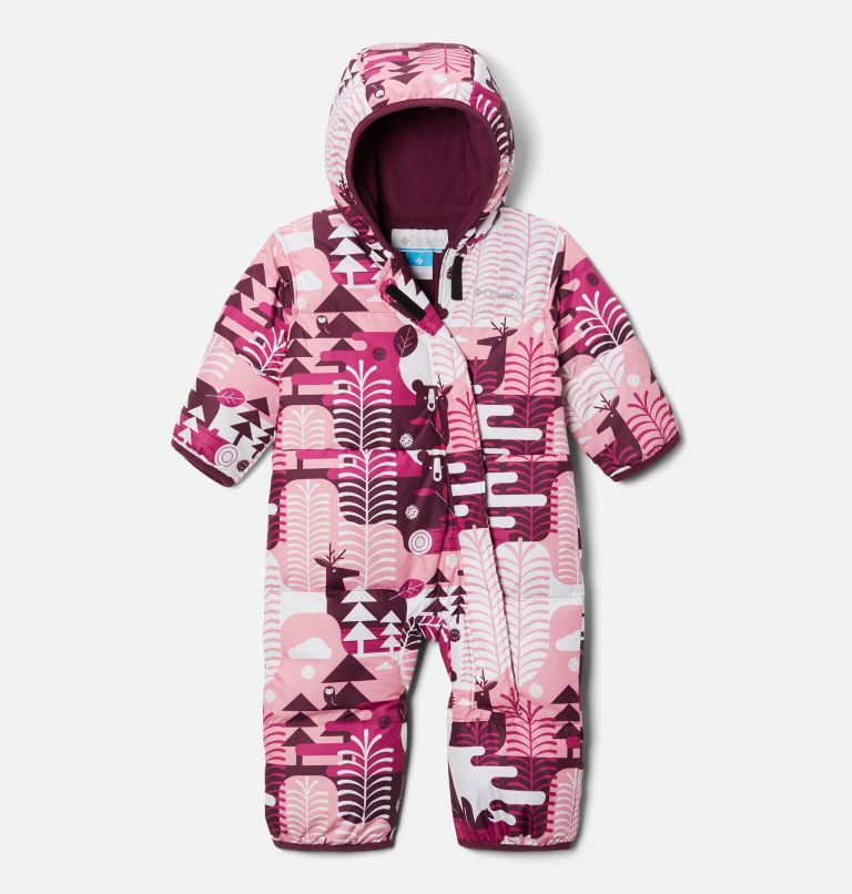 Infant Snuggly Bunny Bunting, Color: Marionberry Winterlands, image 1