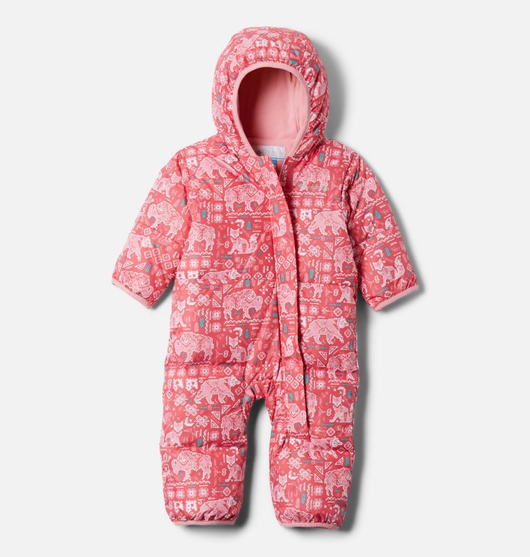 Snuggly Bunny Bunting | 673 | 18/24, Color: Bright Geranium Critter Print, image 1