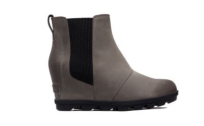 A Joan Wedge Chelse boot in Quarry color
