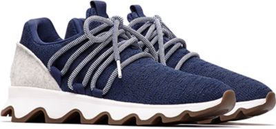 Pair of new spring  Lace Kinetic Sneaks on a white background
