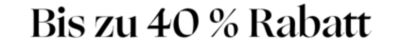 Up to 40% Off