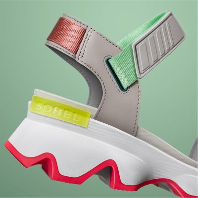 Detail shot of the Vibe Kinetic Sandal
