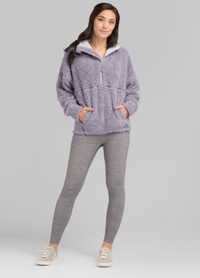 prana women's permafrost half zip pullover