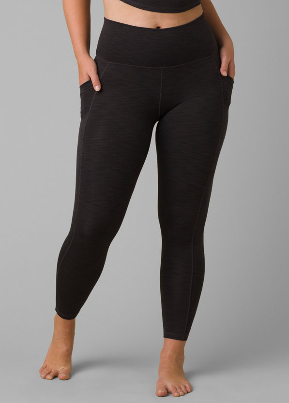 Over-Time Recycled Poly High Waist Legging in Black