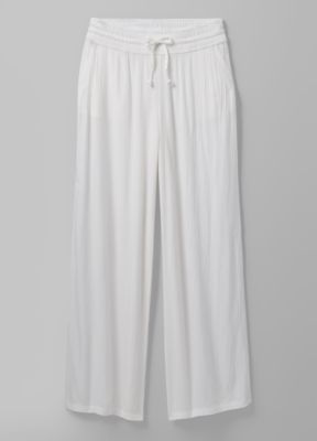 white beach trousers