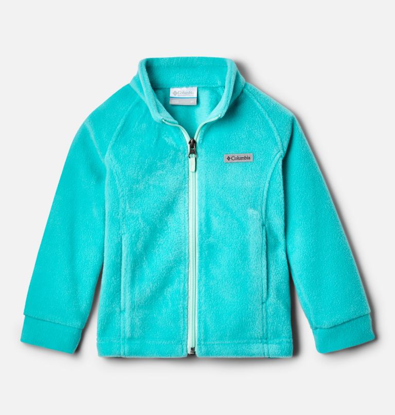 Girls’ Toddler Benton Springs Fleece Jacket, Color: Dolphin, Sea Ice, image 1