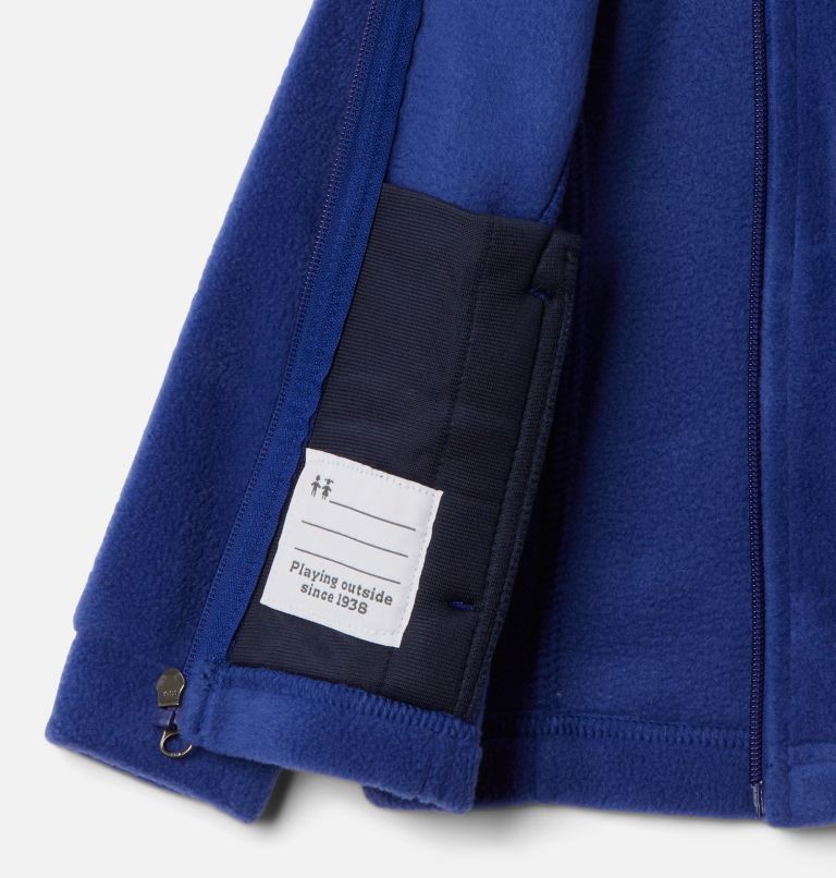 Thumbnail: Girls’ Toddler Benton Springs Fleece Jacket, Color: Dark Sapphire, image 3