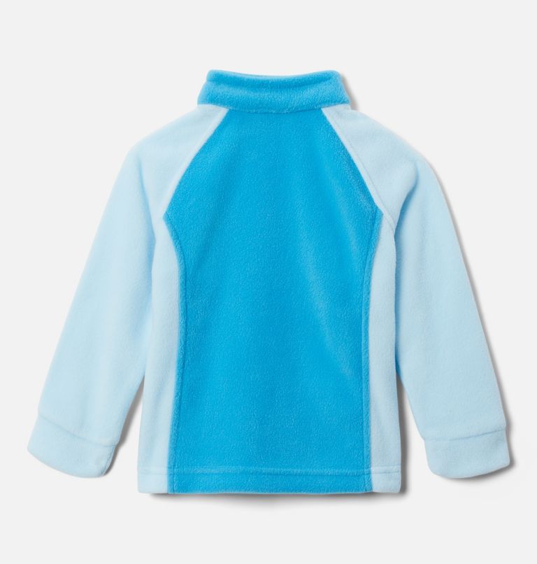 Thumbnail: Girls’ Toddler Benton Springs Fleece Jacket, Color: Spring Blue, Blue Chill, image 2