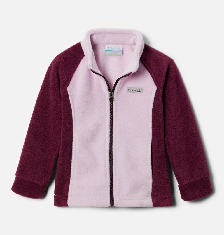 Girls’ Toddler Benton Springs Fleece Jacket, Color: Marionberry, Aura, image 1