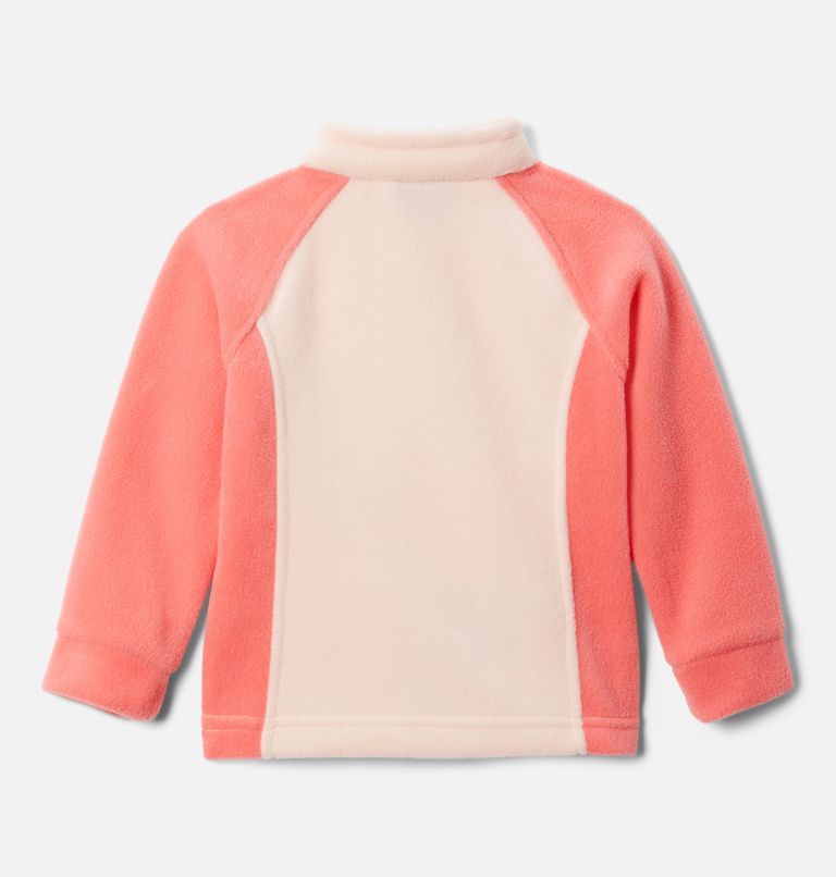 Thumbnail: Girls’ Toddler Benton Springs Fleece Jacket, Color: Blush Pink, Peach Blossom, image 2
