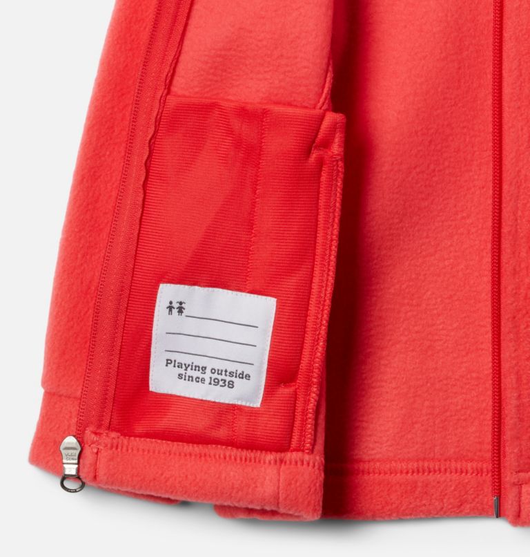 Girls’ Toddler Benton Springs Fleece Jacket, Color: Red Hibiscus