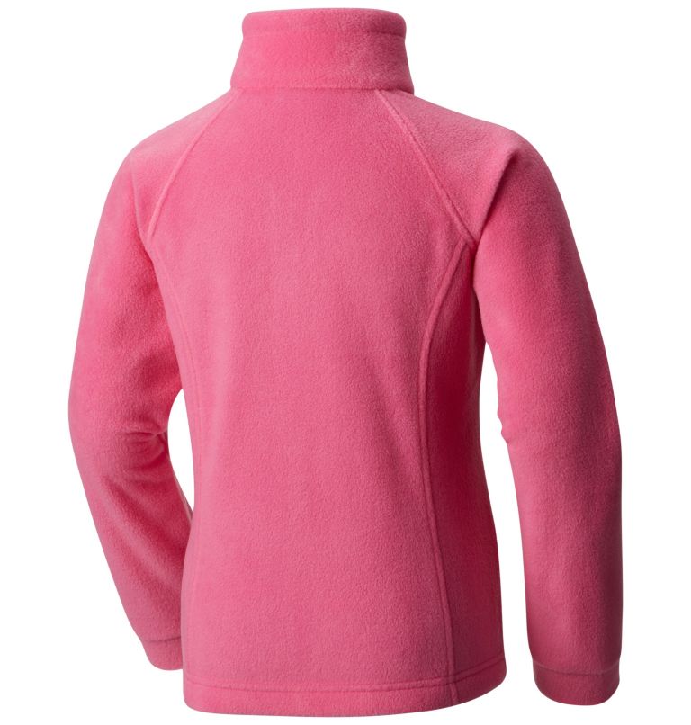 Thumbnail: Girls’ Toddler Benton Springs Fleece Jacket, Color: Pink Ice, image 2