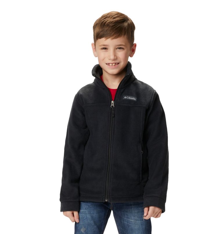 Boys’ Steens Mountain II Fleece Jacket, Color: Black, image 1